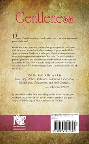Gentleness (Nine Fruits of the Spirit),Used