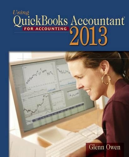 Using Quickbooks Accountant 2013 (with CDROM and Data File CDROM),Used