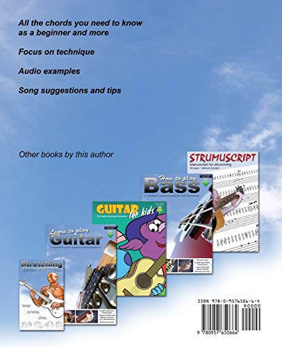 Guitar Chords For Beginners: A Beginners Guitar Chord Book With Open Chords And More-new