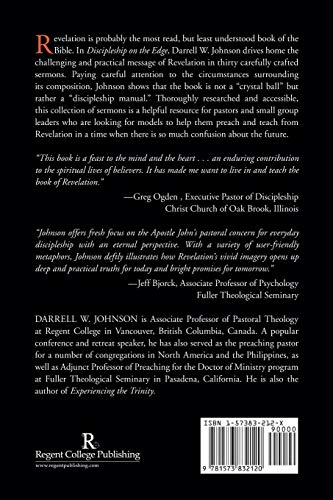 Discipleship On The Edge: An Expository Journey Through The Book Of Revelation,Used