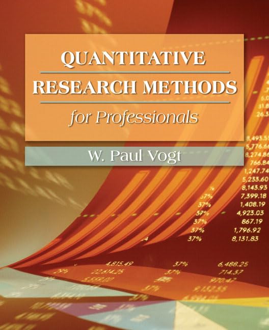 Quantitative Research Methods for Professionals,Used