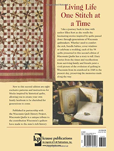 Wisconsin Quilts: History In The Stitches,Used