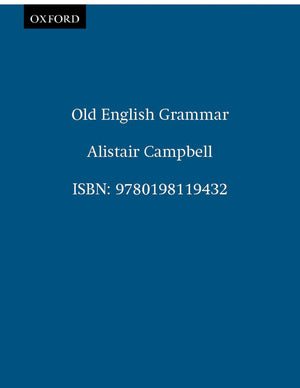 Old English Grammar,Used