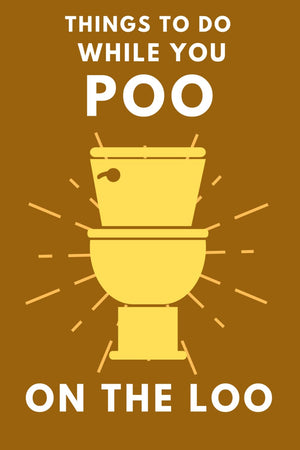 Things To Do While You Poo On The Loo: Activity Book With Funny Facts, Bathroom Jokes, Poop Puzzles, Sudoku & Much More. Perfect,Used
