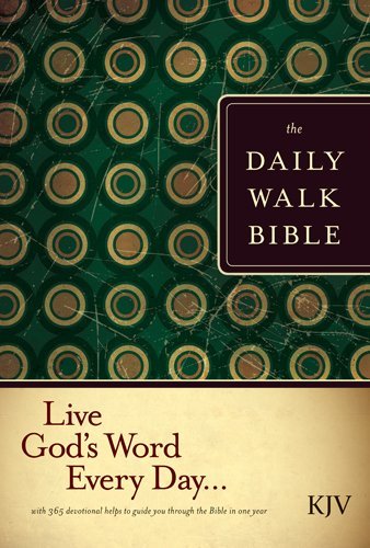 The Daily Walk Bible KJV (Softcover),New
