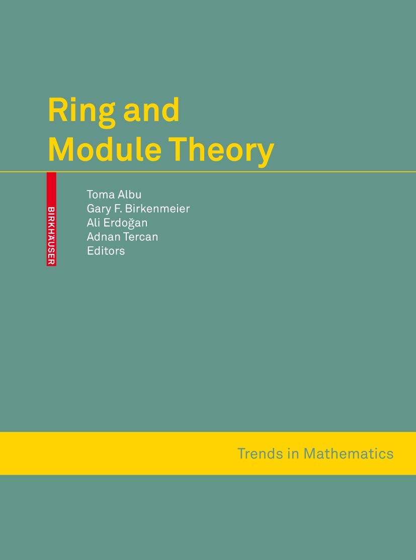 Ring and Module Theory (Trends in Mathematics),Used