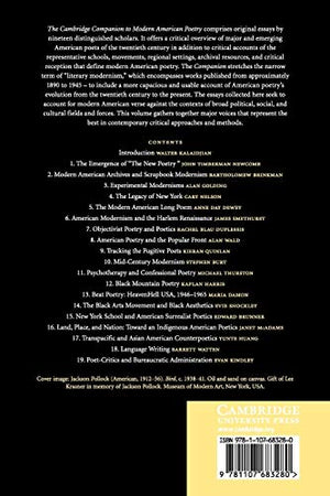 The Cambridge Companion to Modern American Poetry (Cambridge Companions to Literature),Used