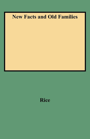 New Facts and Old Families,Used