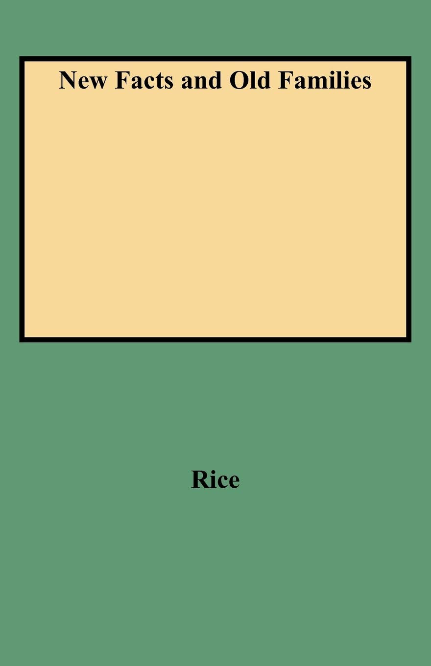 New Facts and Old Families,Used