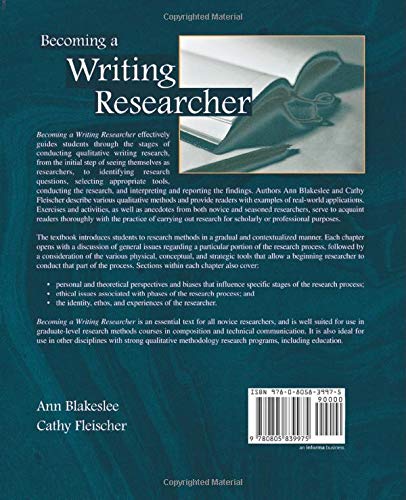 Becoming a Writing Researcher,Used