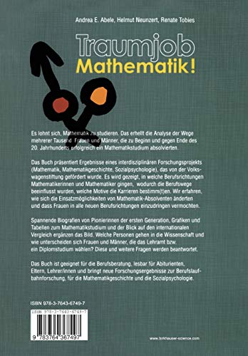 Traumjob Mathematik!: Berufswege von Frauen und Mnnern in der Mathematik (German Edition),Used