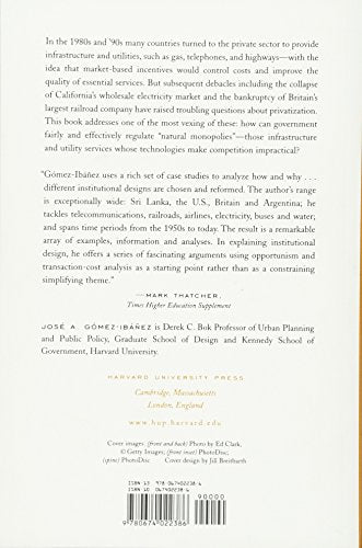 Regulating Infrastructure: Monopoly, Contracts, And Discretion-used