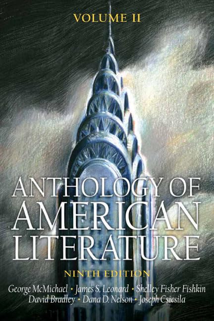Anthology of American Literature Volume II (Anthology of American Literature),Used