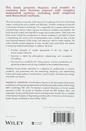 Modeling Human System Interaction: Philosophical and Methodological Considerations, with Examples (Stevens Institute Series on C,Used
