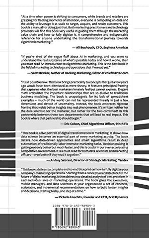 Introduction to Algorithmic Marketing: Artificial Intelligence for Marketing Operations,New