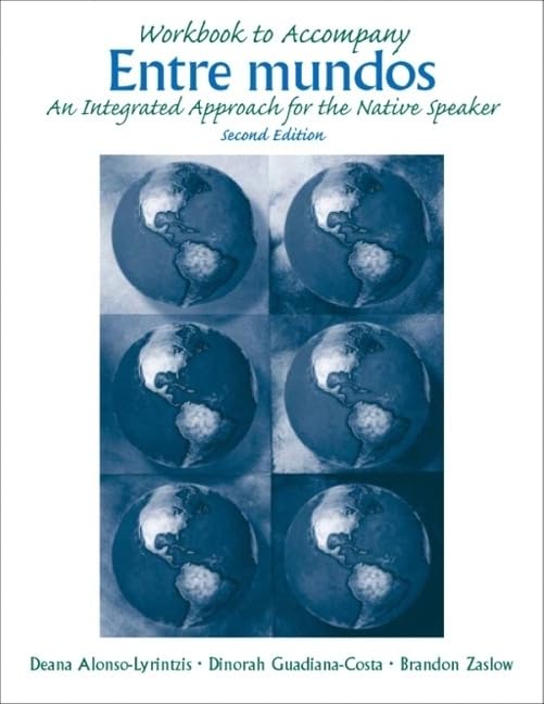 Pearson Workbook for Entre Mundos: Integrated Approach for Native Speakers, 2nd Edition