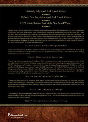 Dictionary For Theological Interpretation Of The Bible,New