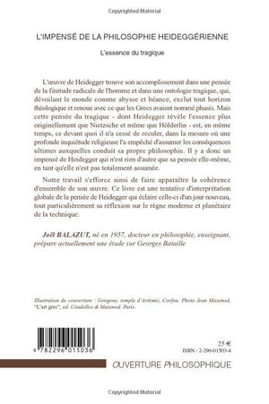 L'impens de la philosophie heideggrienne: L'essence du tragique (French Edition),New