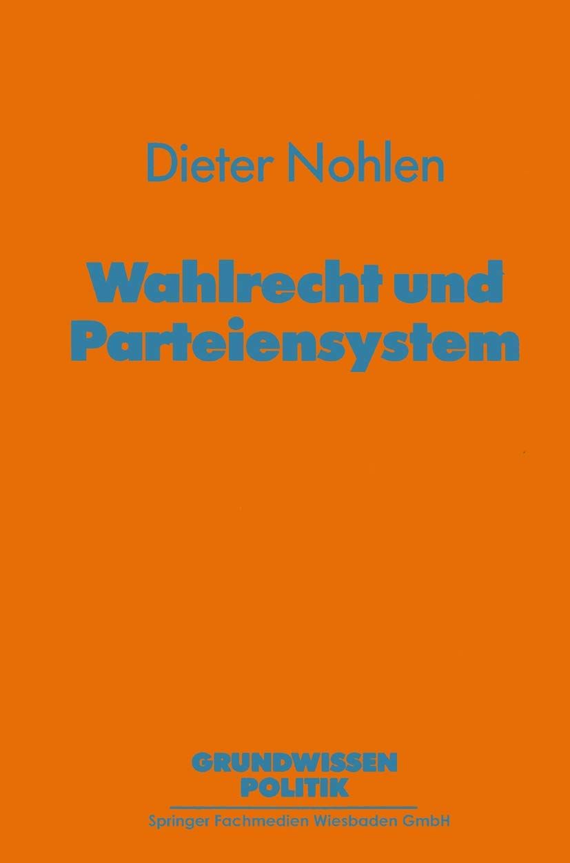 Wahlrecht und Parteiensystem (Grundwissen Politik) (German Edition),Used
