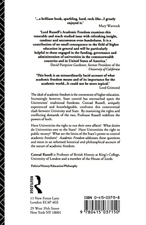 Academic Freedom,Used
