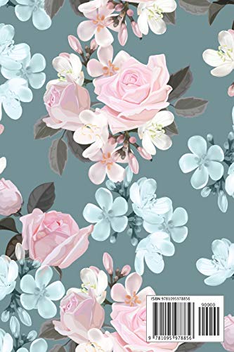 Address Book: For Contacts, Addresses, Phone, Email, Note,Emergency Contacts,Alphabetical Index With Pink Flower Seamless Patter,Used