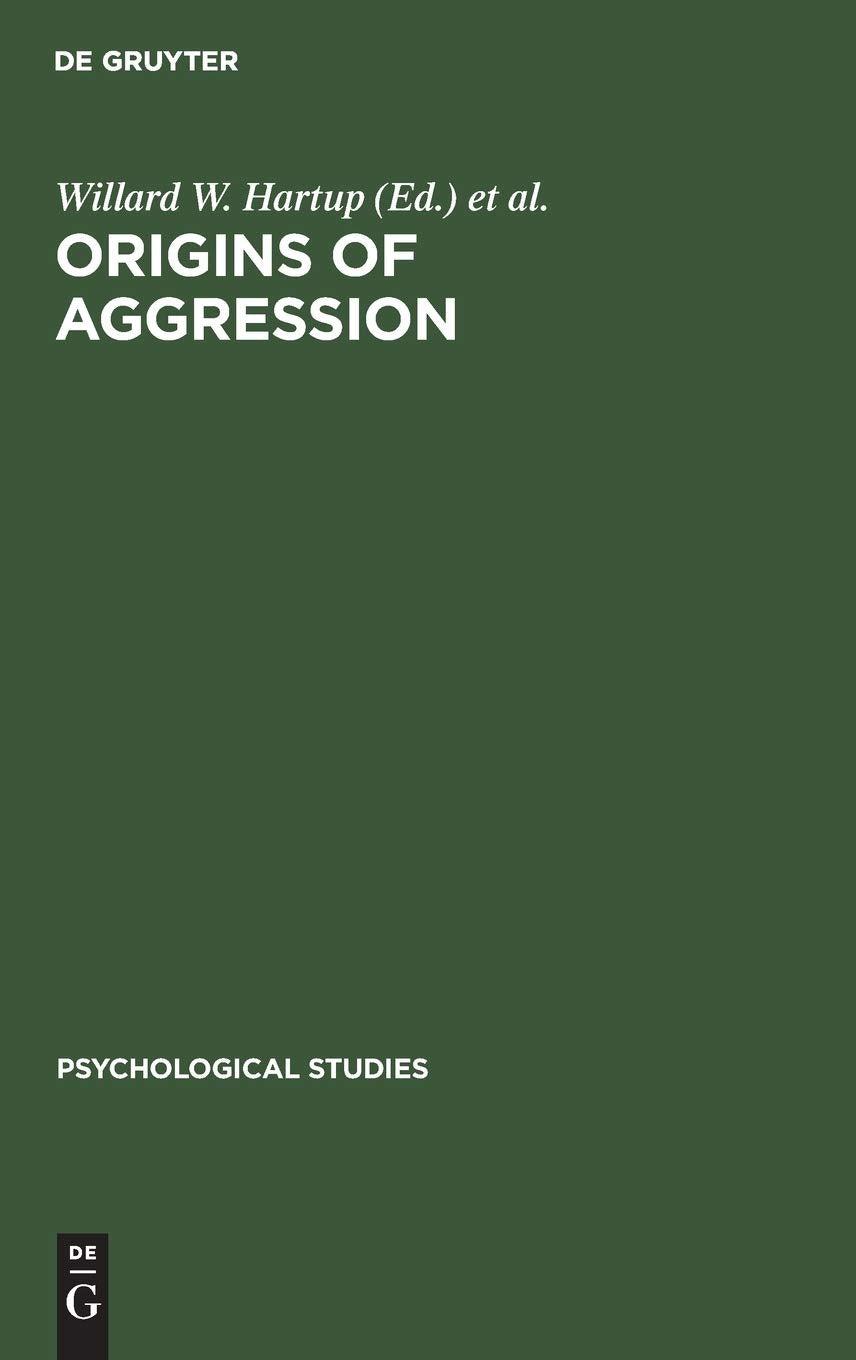 Origins of Aggression (Psychological Studies, 10),Used