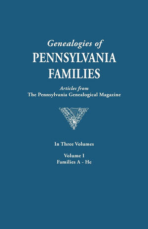 Genealogies Of Pennsylvania Families: From The Pennsylvania Genealogical, Vol. 1: Arnoldhertzel,Used