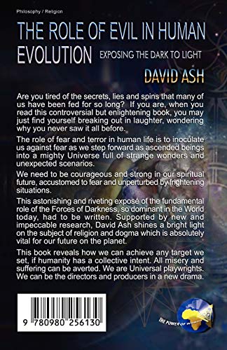 The Role of Evil in Human Evolution: Exposing the Dark to Light,Used