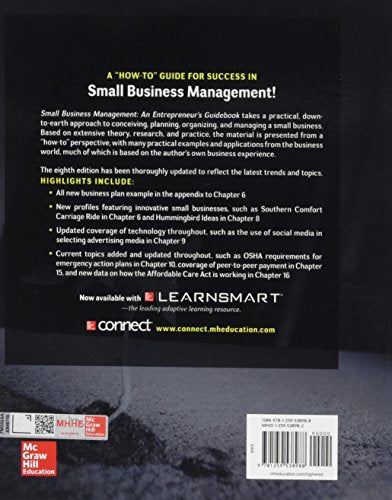 Small Business Management: An Entrepreneur's Guidebook,Used