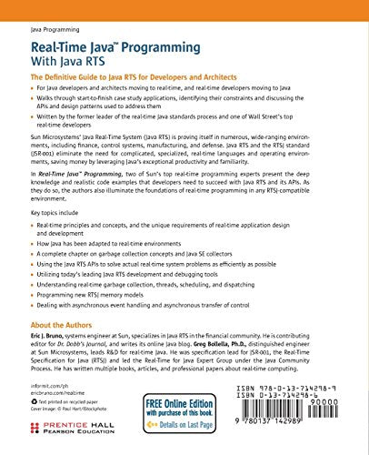 RealTime Java Programming: With Java RTS,Used