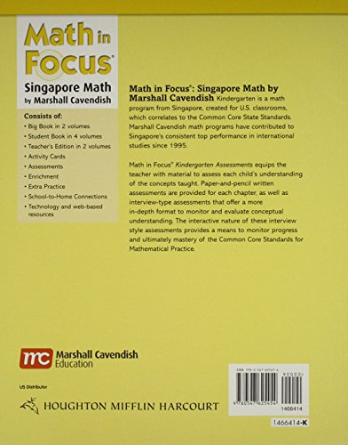 Math in Focus: Singapore Math: Assessment,Used