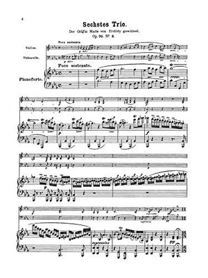 Piano Trio No. 6  Op. 70, No. 2: Eflat Major (Kalmus Edition),New