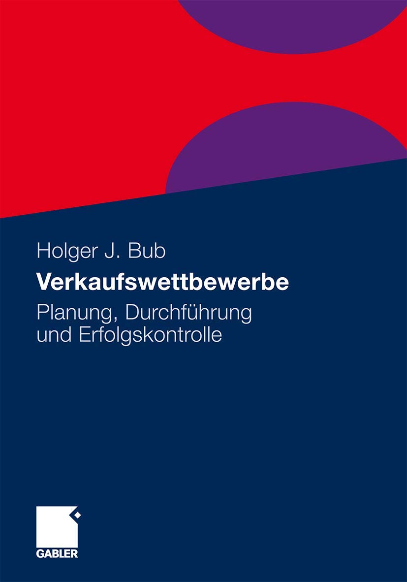 Verkaufswettbewerbe: Planung, Durchfhrung und Erfolgskontrolle (German Edition),Used