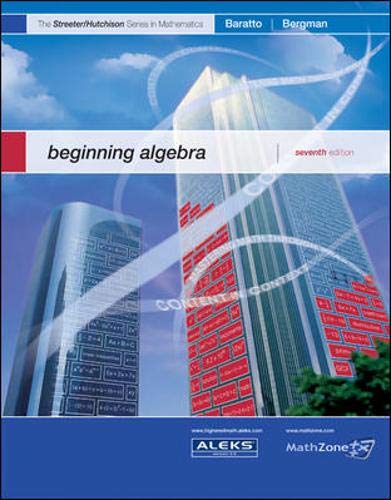 MP Beginning Algebra (The Streeter Series),New