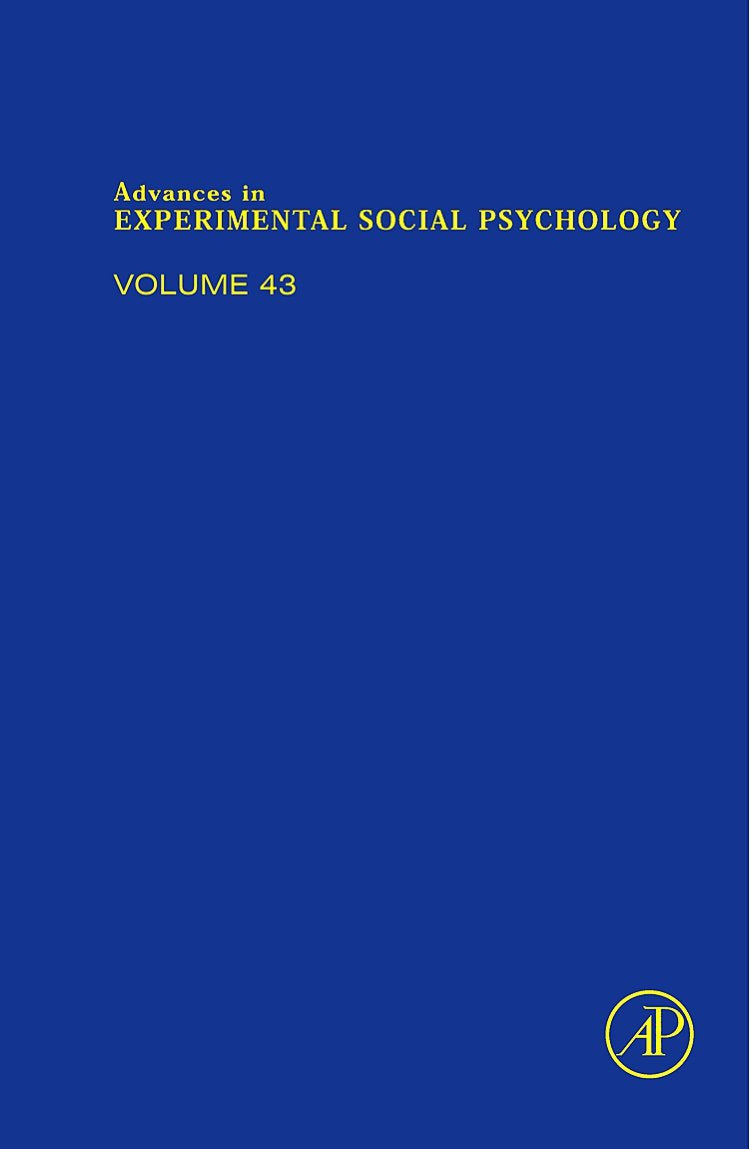Advances in Experimental Social Psychology (Volume 41),Used