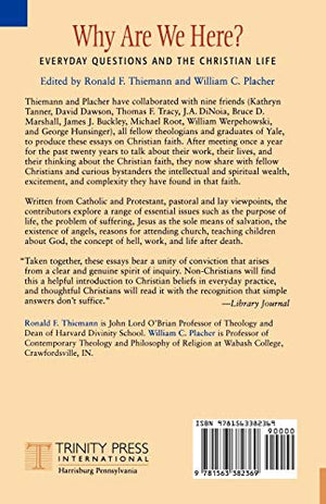 Why Are We Here?: Everyday Questions and the Christian Life,Used