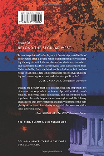 Beyond the Secular West (Religion, Culture, and Public Life, 1),Used