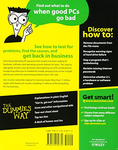 Troubleshooting Your PC for Dummies, 3rd Edition,Used