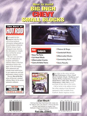 How to Build Big Inch Chevy Small Blocks (The Best of Hot Rod Magazine : Hot Rod Technical Library, Volume 9),Used