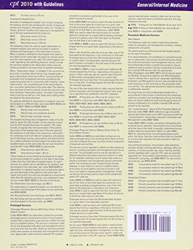 CPT 2010 Express Reference Coding Card General/Internal Medcine (AMA Express Reference),Used