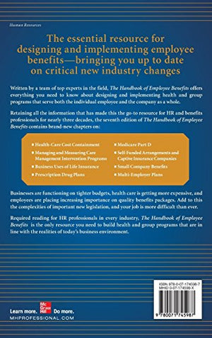 The Handbook of Employee Benefits: Health and Group Benefits 7/E,New