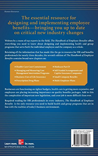 The Handbook of Employee Benefits: Health and Group Benefits 7/E,New