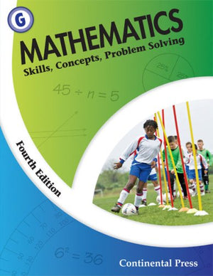 Math Workbooks: Mathematics: Skills, Concepts, Problem Solving, Level G  7th Grade,Used