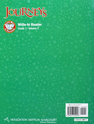 Journeys, Tier 2 Write Reader Level 1: Houghton Mifflin Harcourt Journeys,Used