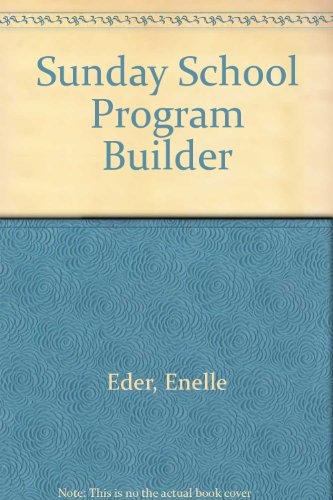 Sunday School Program Builder,Used
