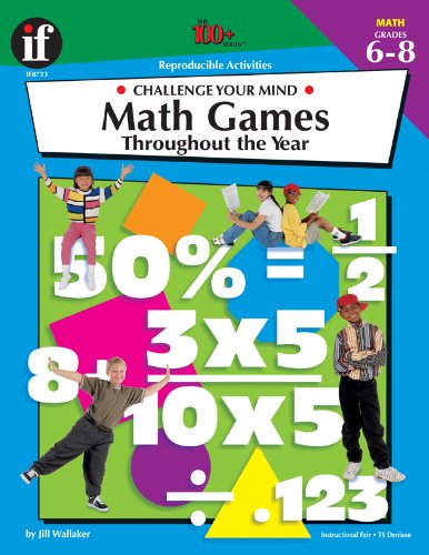 The 100+ Series Math Games Throughout the Year, Grades 68: Challenge Your Mind,Used
