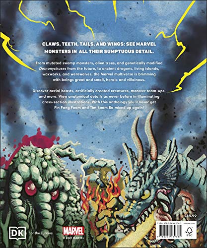 Marvel Monsters: Creatures Of The Marvel Universe Explored,Used