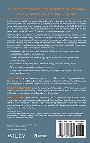 Power Generation, Operation, and Control,New