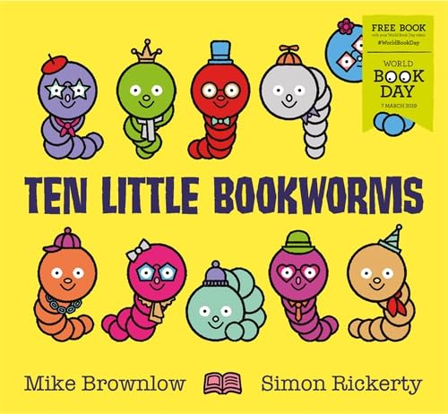 Ten Little Bookworms: World Book Day 2019,Used