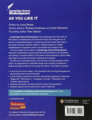 As You Like It (Cambridge School Shakespeare),New